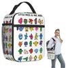 Little Miss And Mr. Men Insulated Lunch Bag for Women Children Leakproof Food Boxes Thermal Lunch Box Tote