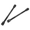 2Pcs Bike Axle Iron 190mm Lightweight Multi Speed Bicycle Hub Axle for Mountain Bike