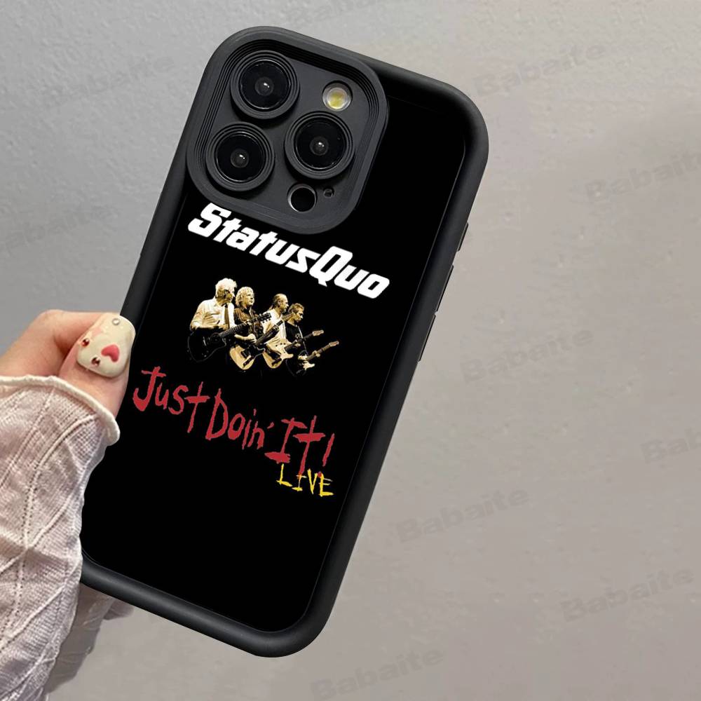 S-STATUS QUO Handyhülle Für IPhone 17 16 15 13 11 12 14 Pro Max Plus Silikon Hülle Schale