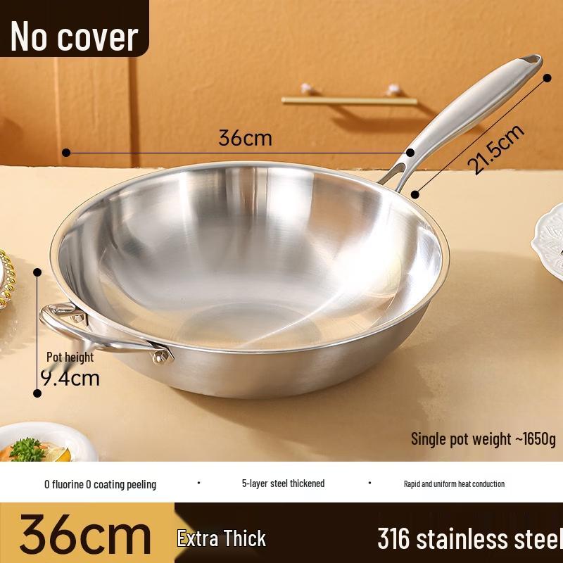 Wuhe 36cm Non-stick Wok