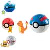 Pokemon Poke Ball Elf Figure Model Toy Pikachu Charmander Litten Rockruff Game Anime Figure