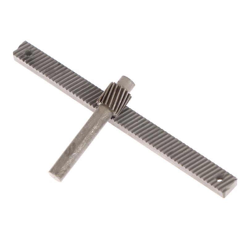 Cremallera de Ajuste de Precisión 0.5M 17D 100MM Cremallera Plataforma Deslizante Acero Engranaje Mesa Elevadora Herramienta