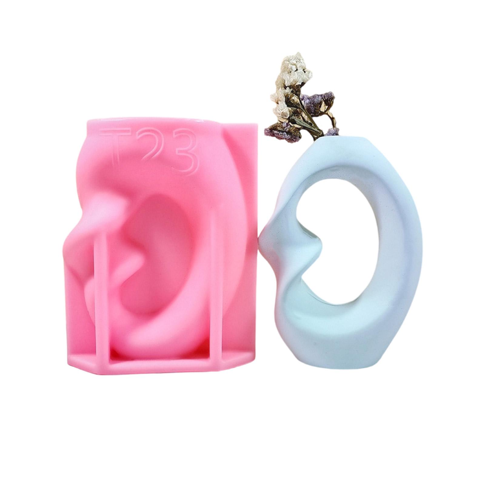 

Минималистская ваза для искусства, силиконовая форма, уникальные предметы домашнего декора, создание формы, уникальная ваза в скандинавском стиле, силиконовая форма