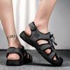 Mode Herren Sandalen Strandschuhe Dicke Sohle Schuhe für Herren Weiche und Bequeme Herren Freizeit Sneaker Abriebfest Indoor und Outdoor