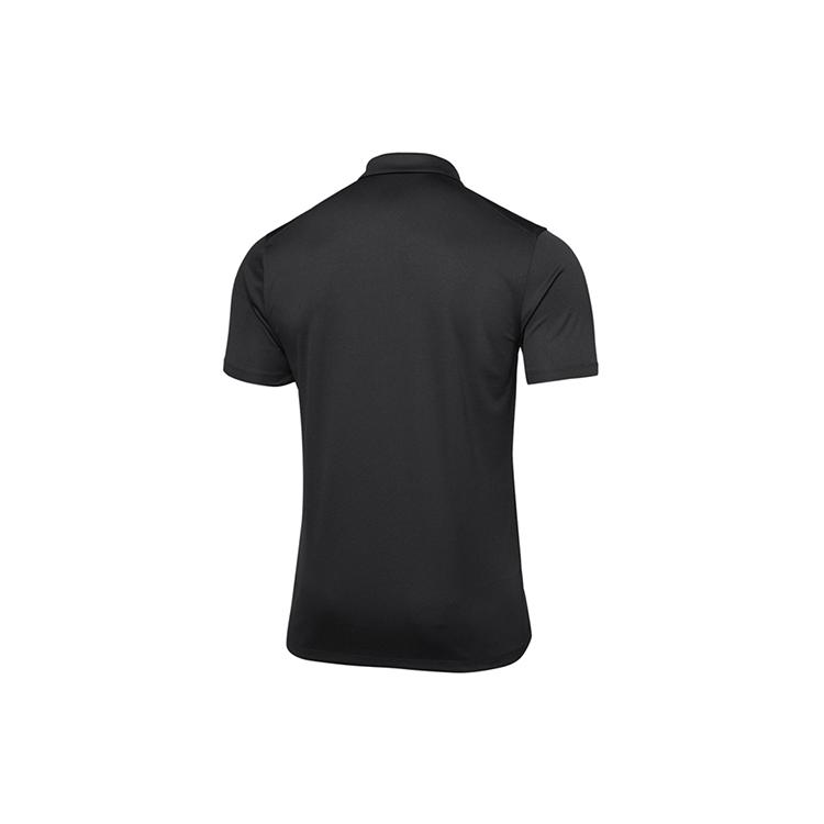 Nike Polo Shirts Men's Black Polo Collar Moderate Straight Fit CU9792-010