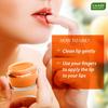 Vaadi Herbals Orangen-Sheabutter-Lippenbalsam Feuchtigkeitsspendende Lippenpflege Für Weiche Glatte Lippen Mit Vitamin E & Jojobaöl 10 g X Packung mit 4