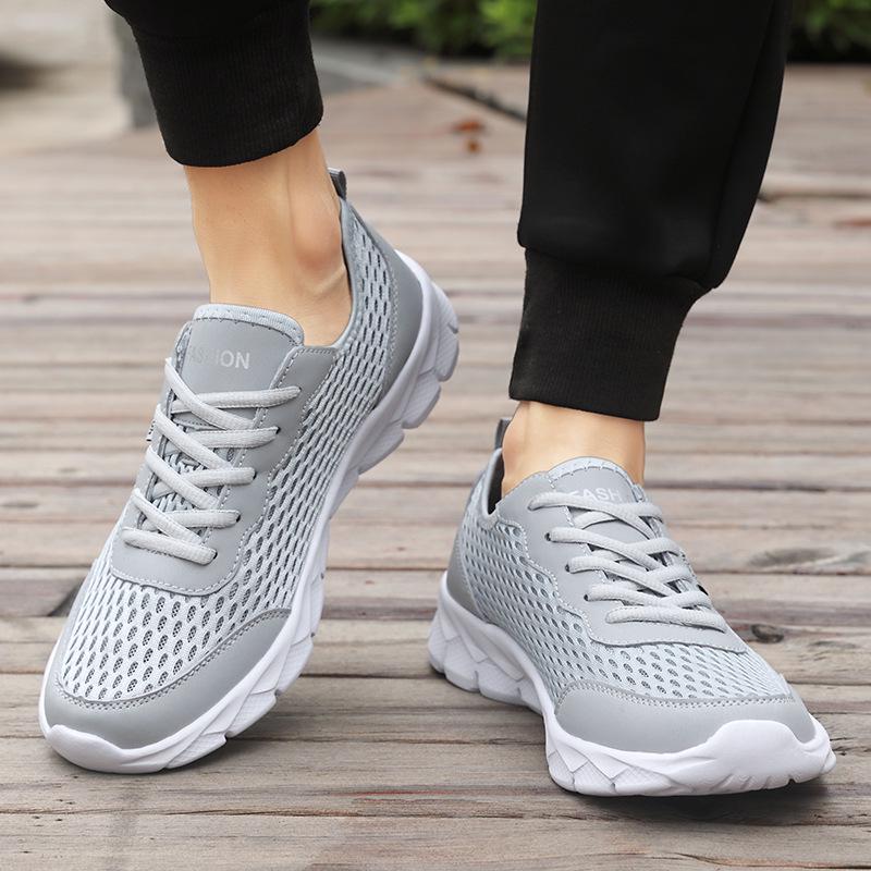 Men's Summer Breathable Mesh Sneakers - Lightweight, Soft Sole Casual Shoes
