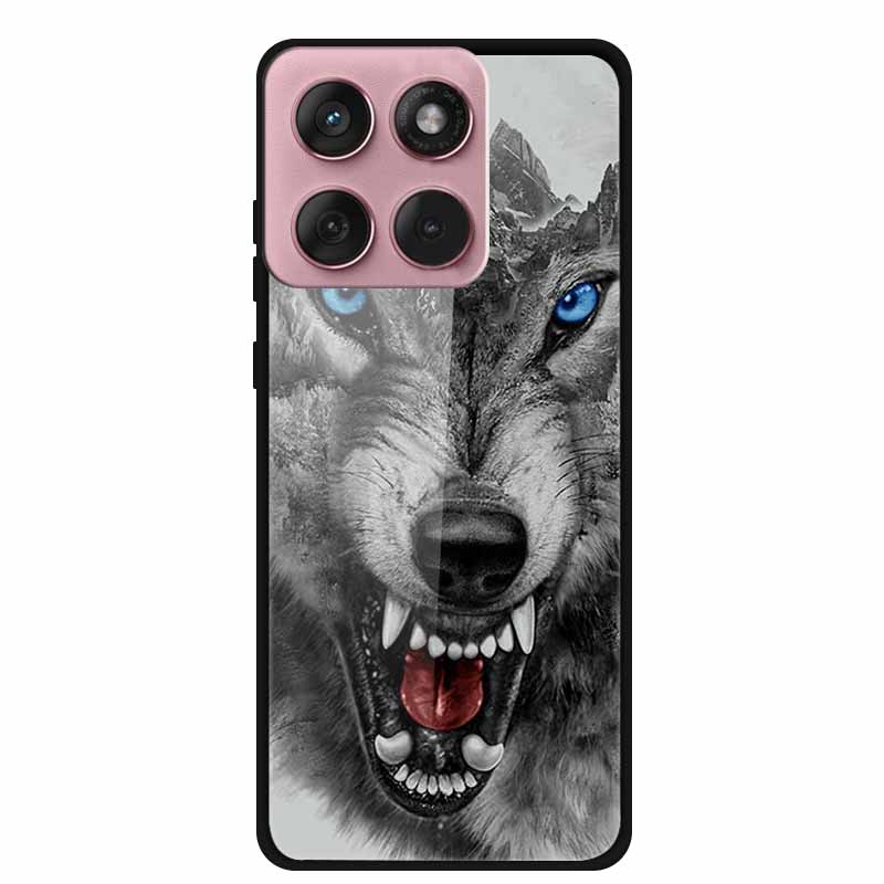 For Motorola Edge 60 60s 5G Case Hard Back Cover Tempered Glass Case For Motorola Edge 60 Fusion Phone Case Soft TPU Bumper Para