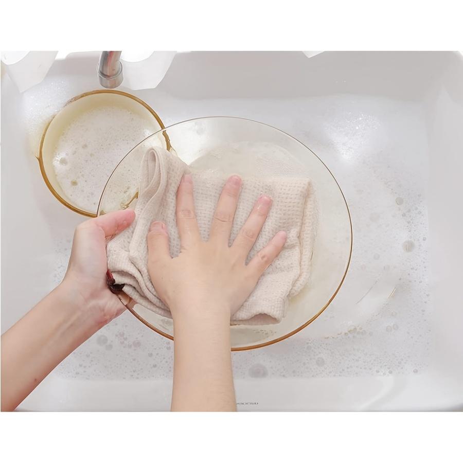 5PCS Dishcloths. 100% Cotton Waffle Weave Cleaning Cloths, Suitable for Household Kitchen Use, Reusable Cleaning Cloth Set