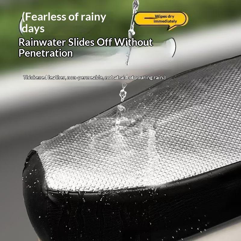 Electric Scooter Seat Cover Waterproof Sunproof Wear Resistant Leather All Season Riding Use