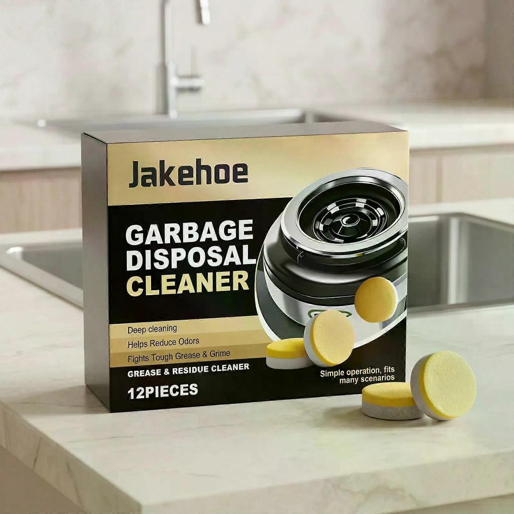 Tabletki do czyszczenia rozdrabniacza odpadów, Neutralizator zapachów do zlewu, Głębokie czyszczenie tłuszczu i brudu dla rozdrabniaczy kuchennych