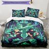 3pcs Duvet Cover Set (1*Duvet Cover + 2*Pillowcase, Without Core), Final Fantasy Print Soft All‑Season Bedding Set, Home Bedroom Decor Gift