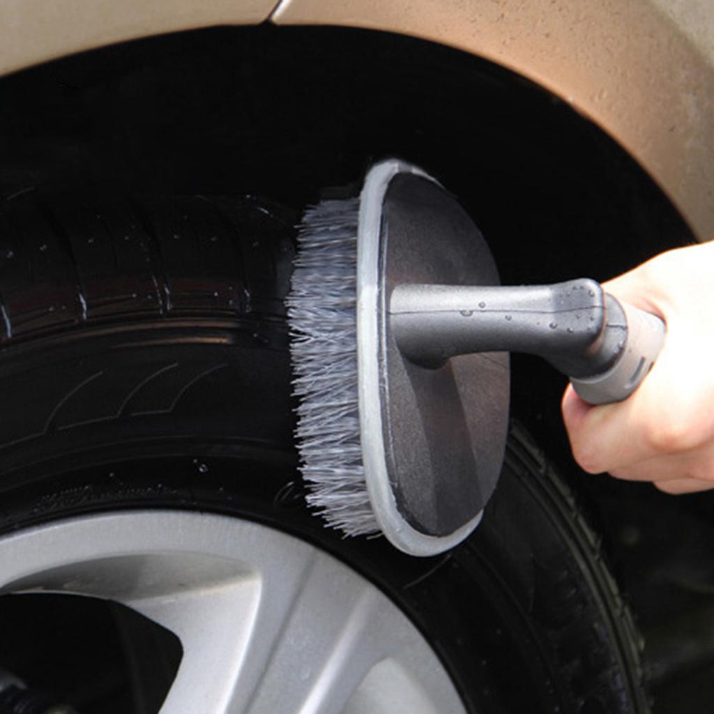 Car Soft Cleaning Brush Wheel Cleaner Brush Detailing Brush Unviersal Rim Cleaner Brush for Cleaning Wheels Rims Fenders