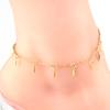 Sexy Simple Golden Tone Leaf Pendant Anklet Ankle Bracelet Chain Women Jewelry