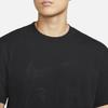 Nike Logo Print Pullover Crew Neck T-Shirt Men Tops Black DZ2887-010