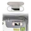 New Gray Sun Visor Vanity Mirror Cover For BMW Mini Cooper F55 F56 F60 2015-