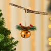 025 Christmas Bell Pendant Christmas Tree Decor Mini Handwoven Pendant