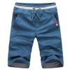 Herren Baumwollshorts Sommer-Shorts Herren Unifarbene Shorts Strandshorts Herrenhosen