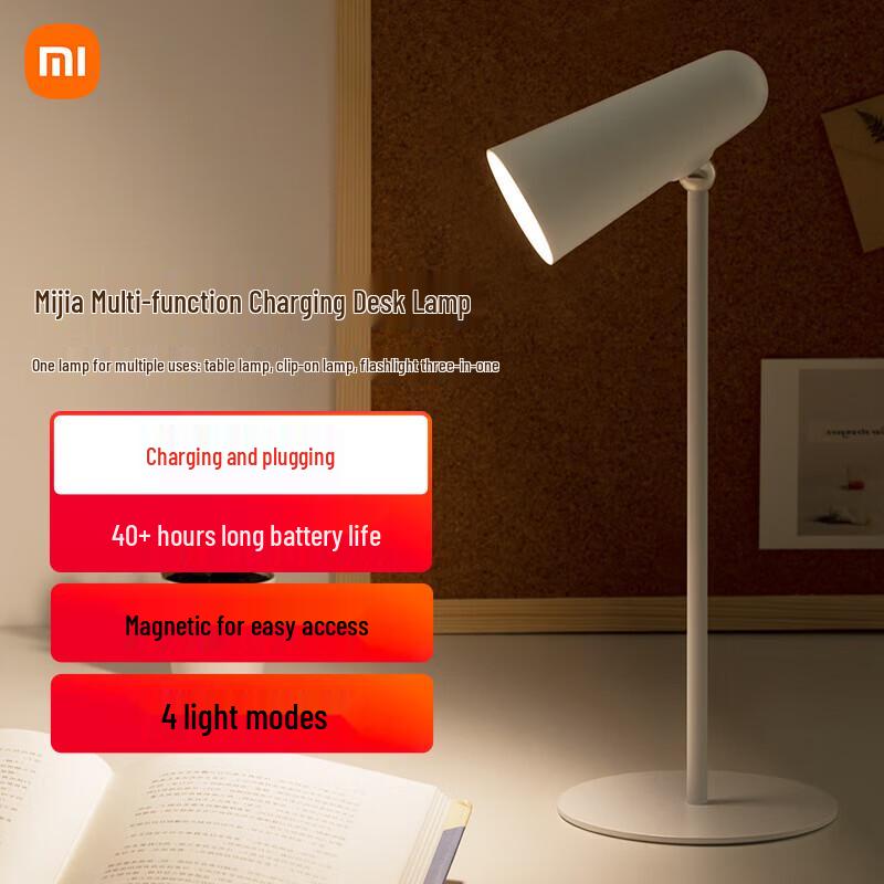 Умная настольная лампа Xiaomi, китайская вилка (адаптер в комплекте)