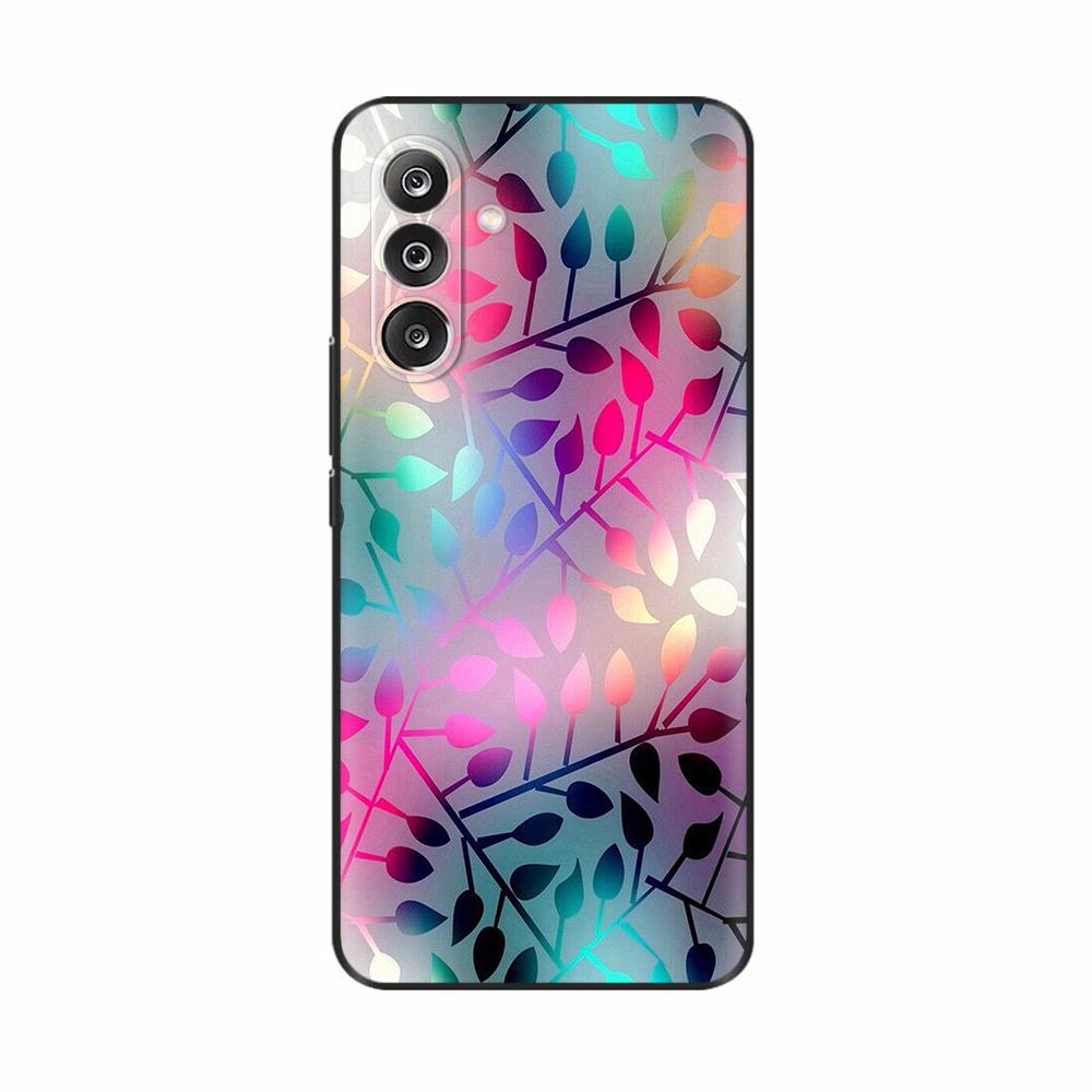 For Samsung M36 5G Case M366B Cute Flowers Cat Painted Shockproof Silicone Back Cover For Samsung Galaxy M36 M35 M34 Phone Cases