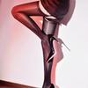 Candy Color 912Pin 8 Den Glossy Transparent No Edge Thigh High Stockings Sexy Oil Shinny Retro Medias Nylon Overknee Stockings