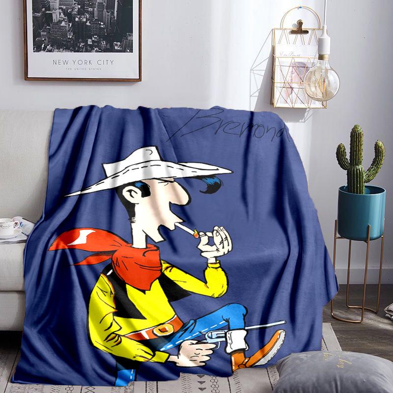 Luke Wild West Blanket Lightweight Flannel Bedding Blanket Perfect for Travel, Camping, Living Rooms, Offices, Sofas, Fan Christmas gift