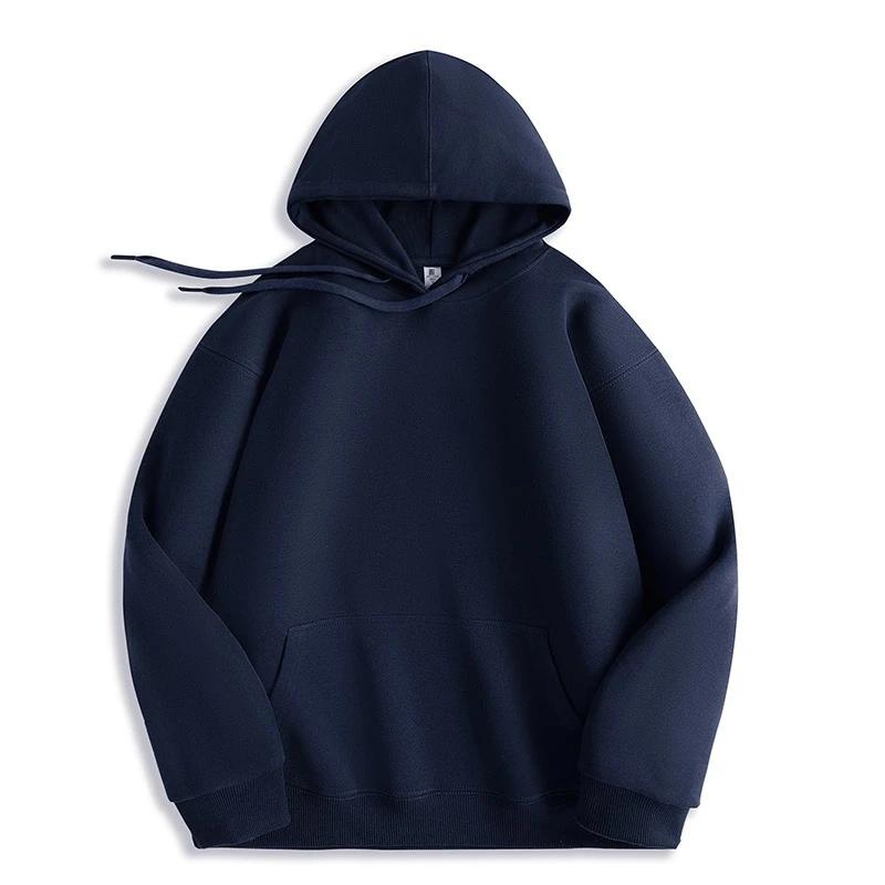 Sudadera de Color Sólido Oversize Para Hombres Mujeres Casual Primavera Otoño
