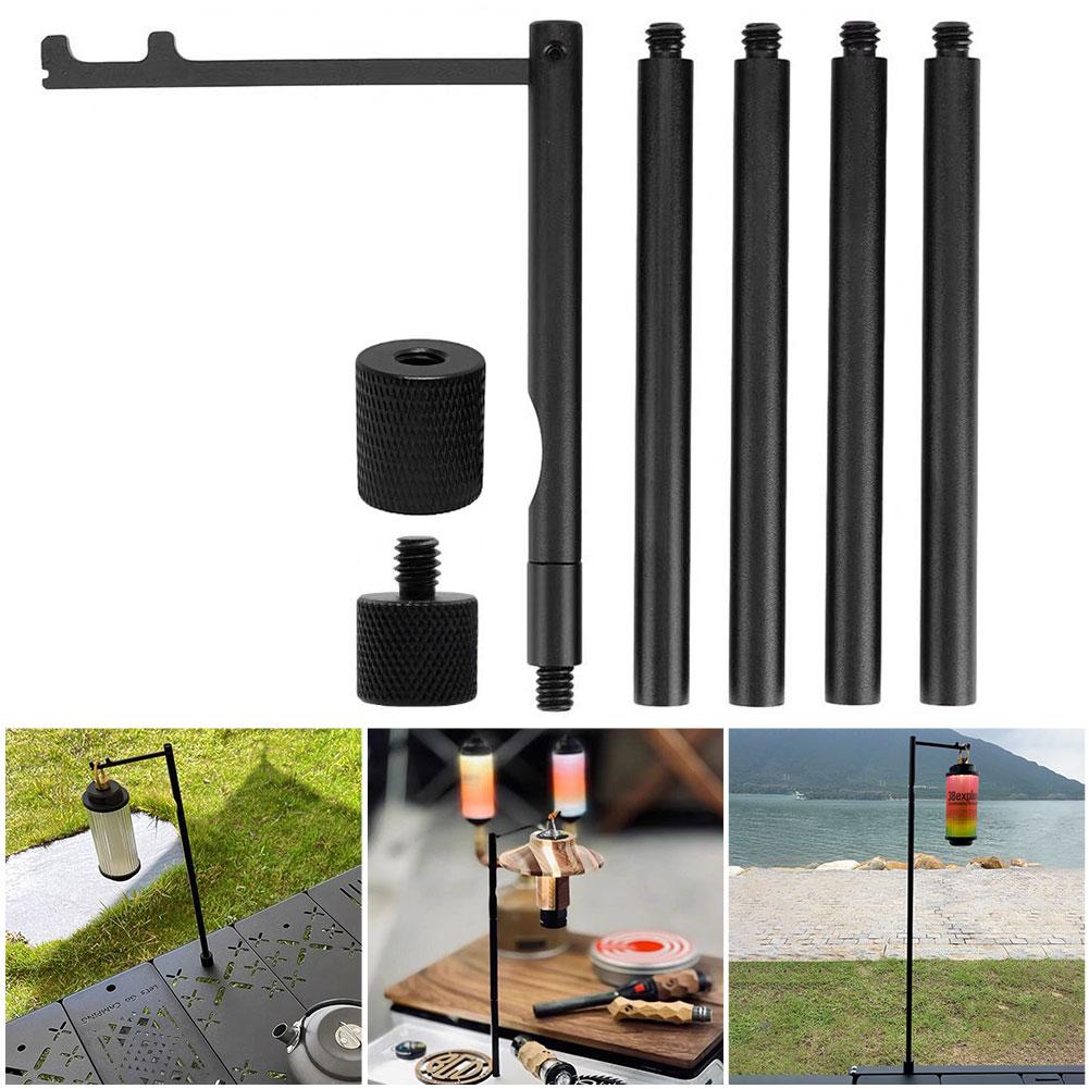 

Collapasible Camping Folding Lamp Pole 1/4 Tripod Screw Aluminum Alloy Lantern Holder for Camping Fishing Picnic BBQ Outdoor China Mainland