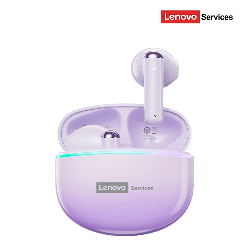 

Оригінальні бездротові навушники Lenovo LE222 TWS Bluetooth 6.0 Стерео Навушники-вкладиші з градієнтом Hifi Навушники 24 години роботи HD Низька затримка НОВІ фіолетовий