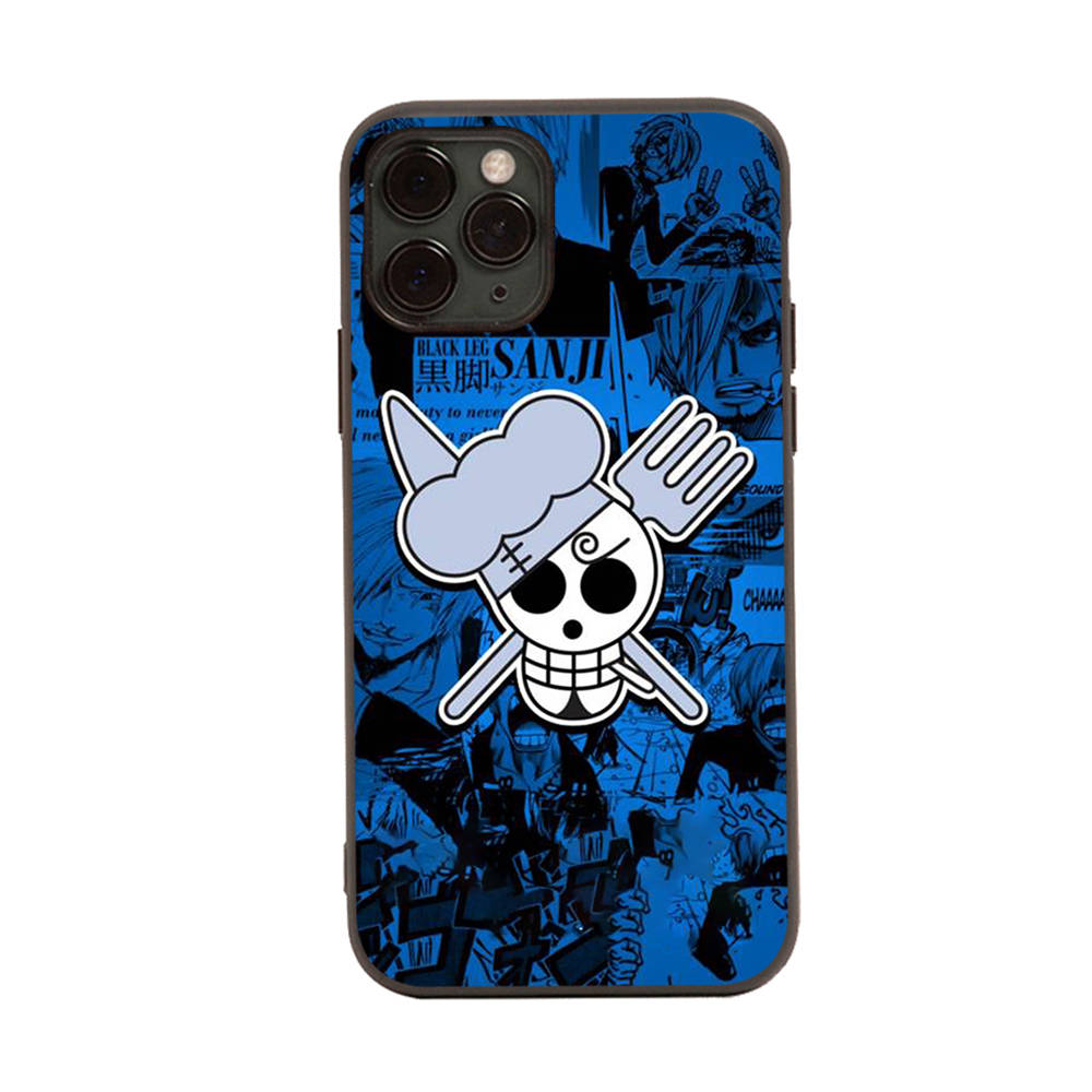 Case for iPhone 16 15 Plus 14 13 12 11 Pro 8 7 6S 6 SE 5S X XR XS Max Realme C30 C33 C31 9I Black Sofe Cover WI75 Anime One Piece