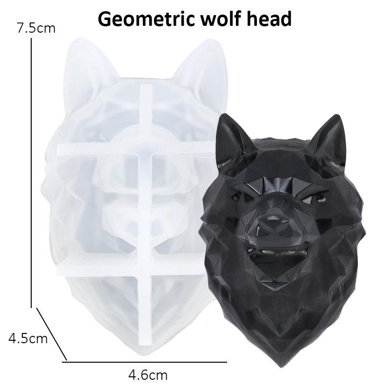 Stereoscopic Animal Resin Molds Silicone Bear Casting Molds Epoxy Resin Mold for Keychains DIY Handmade Resin Jewelry Supplies