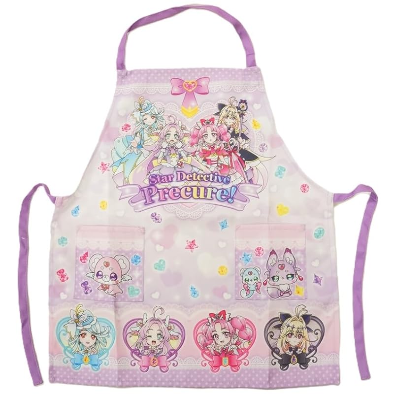 Salonje Children s Apron (Reference Size 110cm) Detective Precure (25917)