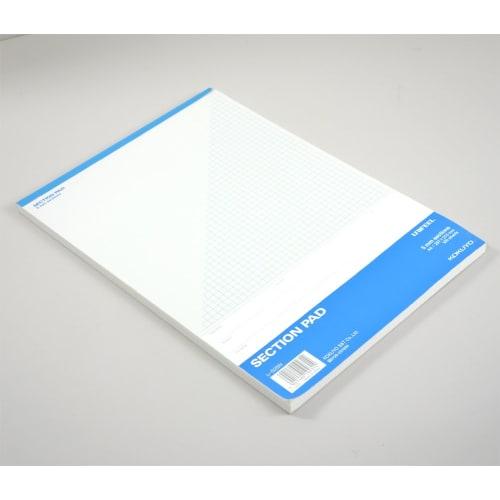 KOKUYO Section Pad UNIFEEL A4 5mm Grid Ruled 100 Sheets Re-525
