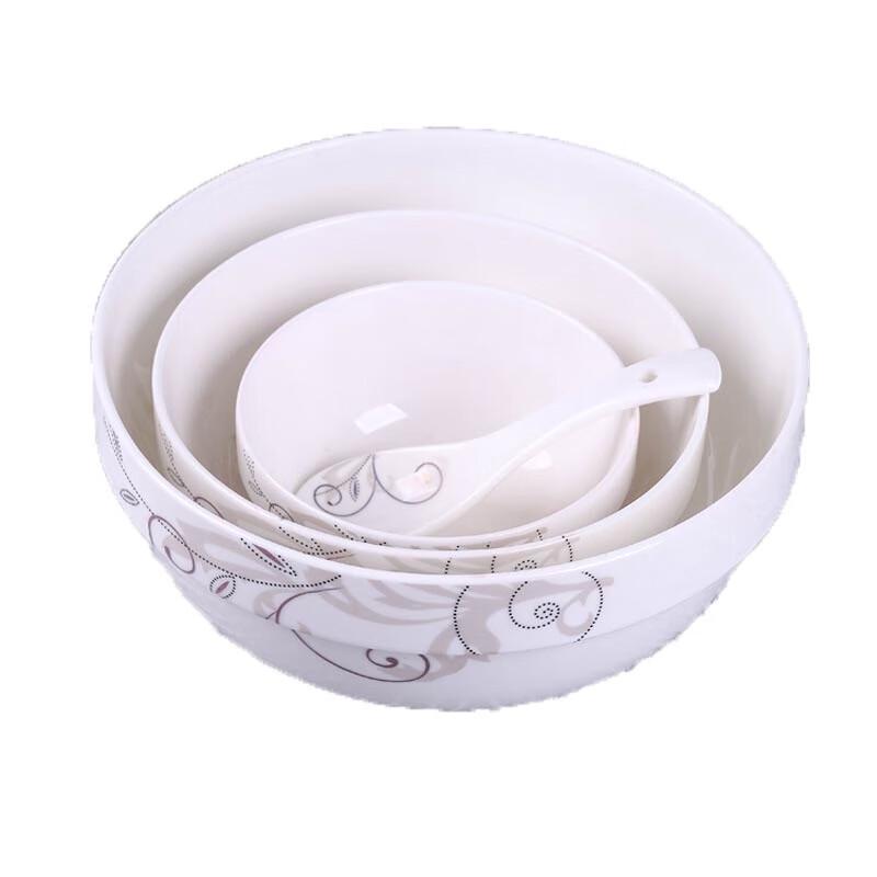 AnYi 55-Piece Modern Chinese Ceramic Dinnerware Set
