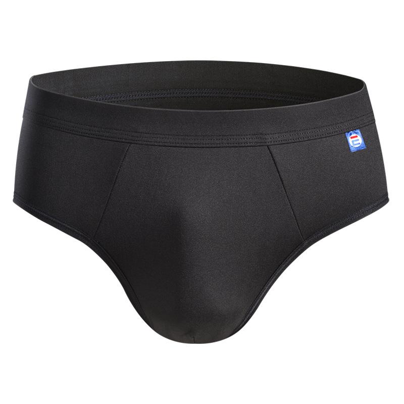 

Men s Triangular Underwear A Class Antibacterial Gear Summer Breathable Sexy Men s Boys Triangle Pants Narrow Side XL чорний