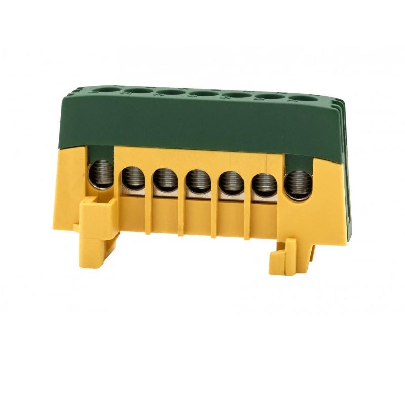 7-Module Protective Strip Zpi (7X16Mm2) Ip20 Al/Cu - Yellow/Green F2.0390