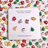 10Pcs Cute Christmas Nail Art Decoration Mini Nail Parts Accessories Nail Art Ornaments  Women