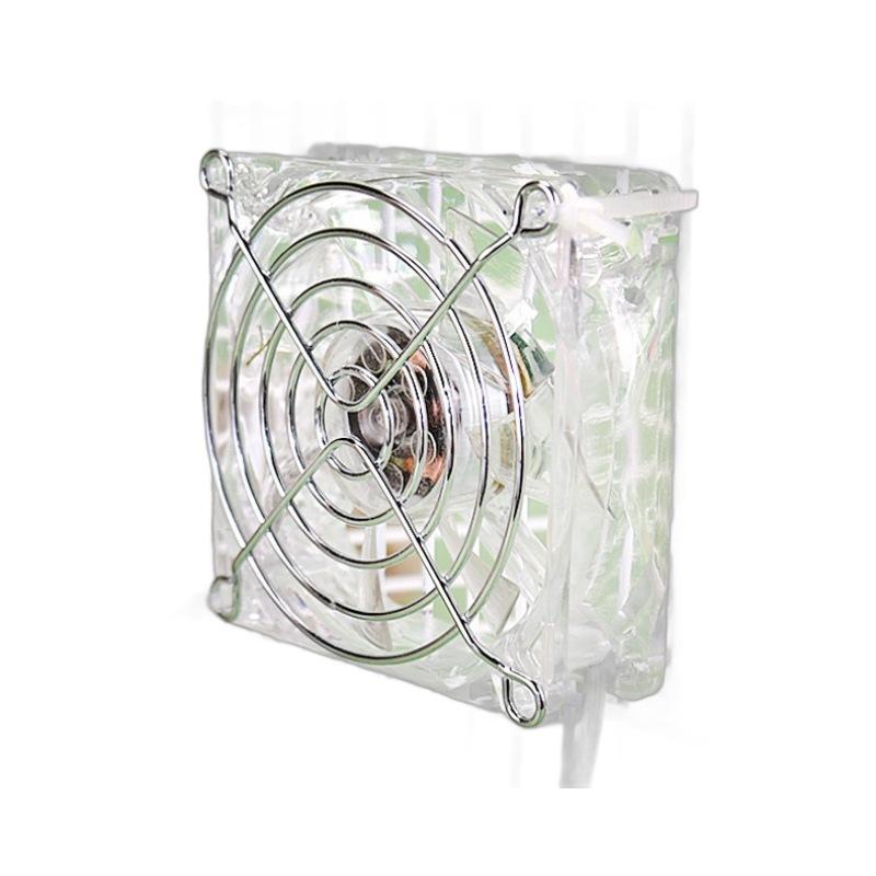 Summer Hamster Cooling Fan Lightweight Acrylic Mini Pet Cage Ventilator for Guinea Pig Cats Dogs Pet Cooling Fan Supplies