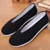 Scarpe da Kung Fu Tradizionali Cinesi Neutre in Cotone Scarpe Sportive da Allenamento Arti Marziali Tai Chi Traspiranti e Resistenti all'Usura Sportive