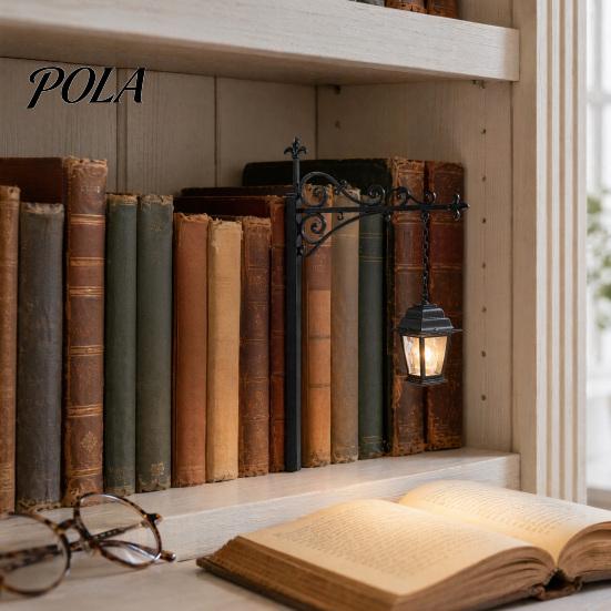 Klassische Leseleuchte 2 Stück Bibliothekslaterne, 3D-gedruckte dekorative Bücherregalbeleuchtung, Buchregalleuchten für Leseratten, Warme Beleuchtung für Ausstellungsbereiche