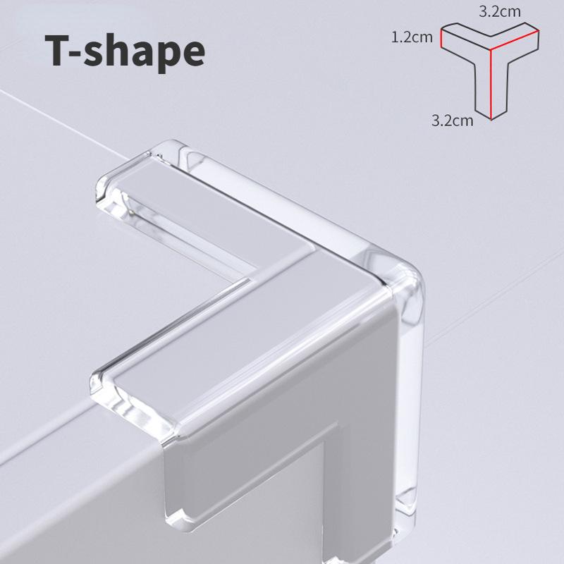 1/10/20PCS Children's Anti-collision Corner Strip Window Table Edge Sticker Protective Cover Anti-collision Silicone Anti-collision Corner