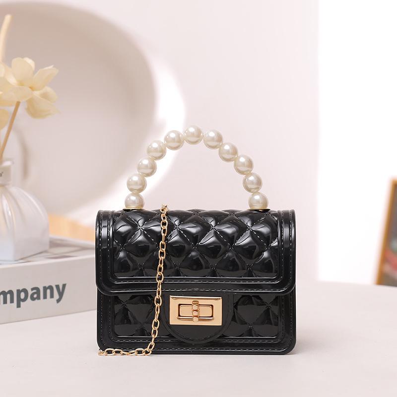 Pearl bag cheap mini bag handbag children's bag silicone jelly bag
