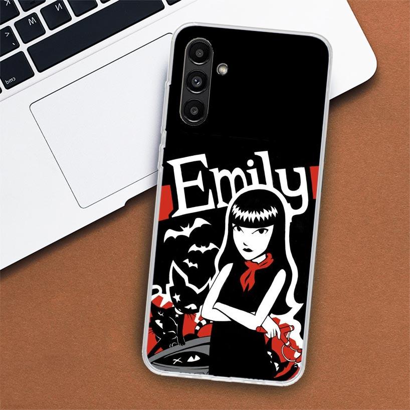 Comics Emily The Strange Phone Case For Samsung Galaxy A02S A12 A22 A32 A42 A52 A72 A51 A50S A71 A41 A31 A21S A70S A40 A30S A20E