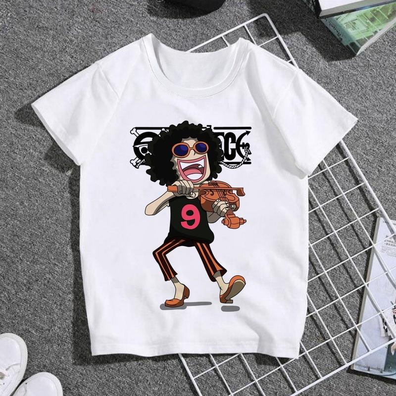 2026 One Piece Luffy Zoro Printed Cotton Shortsleeved Tshirt Cartoon Unisexs and Womens Summer Casual Versatile Top Y2k Tee