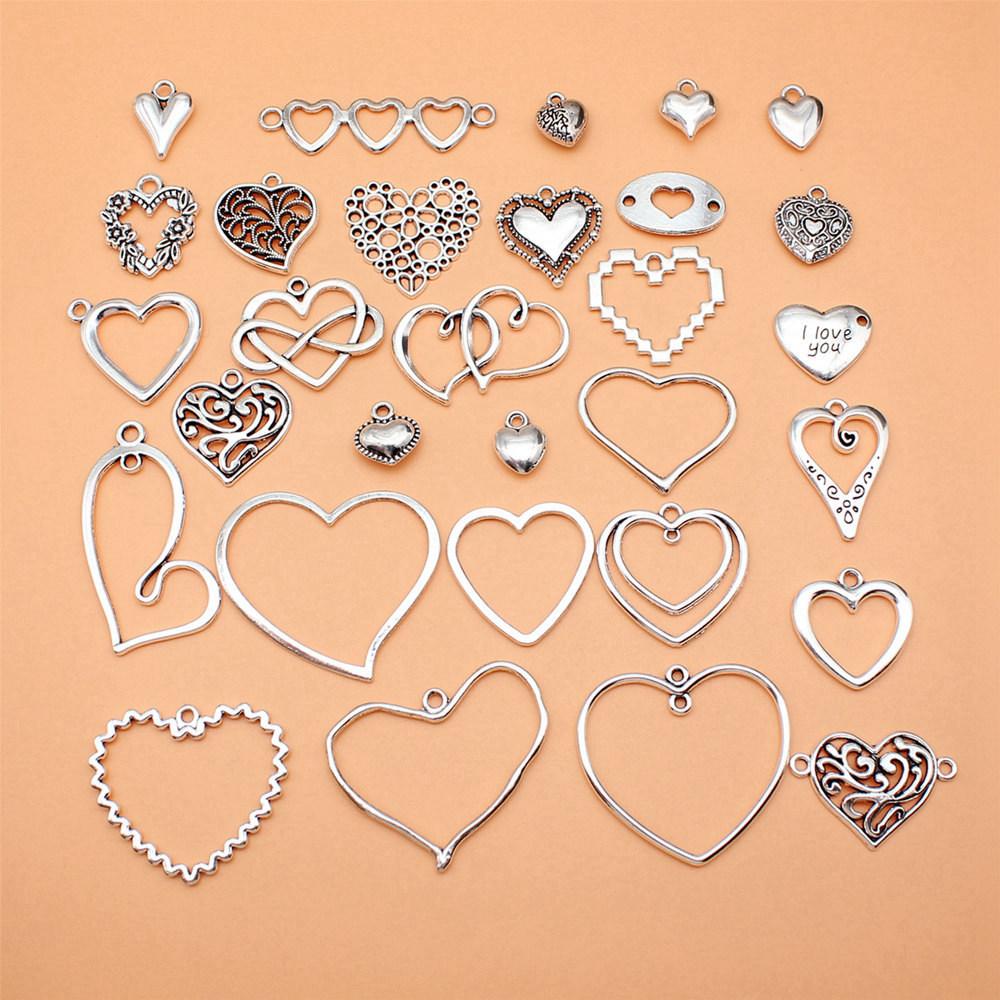 1 Set Angel Charms Wings Mix Pendants For Boho Style Jewelry Making Bulk