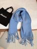 Winter Macaron Thickened Mohair Large Scarf Warm Face Cover Windproof Cold Resistant Plush Shawl Solid Color Scarf