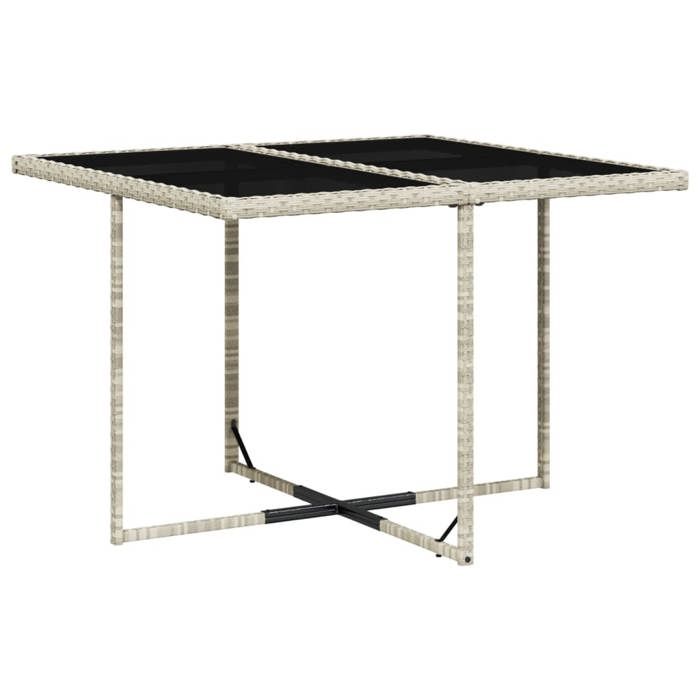 VidaXL Ensemble à Manger de Jardin avec Coussins 9 pcs, Table et Chaise de Terrasse, Meubles de Patio, Mobilier d'Extérieur, 3211019