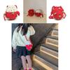 Charming Knitted Childrens Bag With Adorable Dragon Fruit Design For Boys Girls And