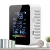 Portable 5 In 1 Air Quality Detector Smart Clear Display Accurate Monitor For Safety CO2 TVOC HCHO Testing Monitoring Detection