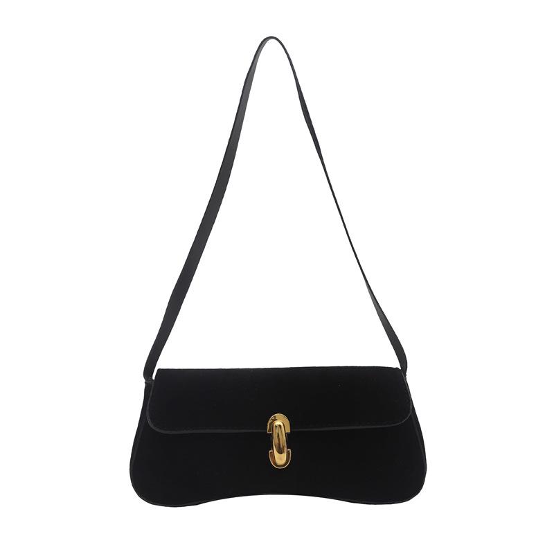 Французская нишевая женская стильная сумка-багет под мышкой на плечо - Новая 2025 универсальная сумочка